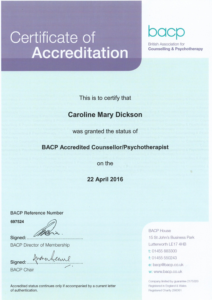 Certificate of Accreditation
